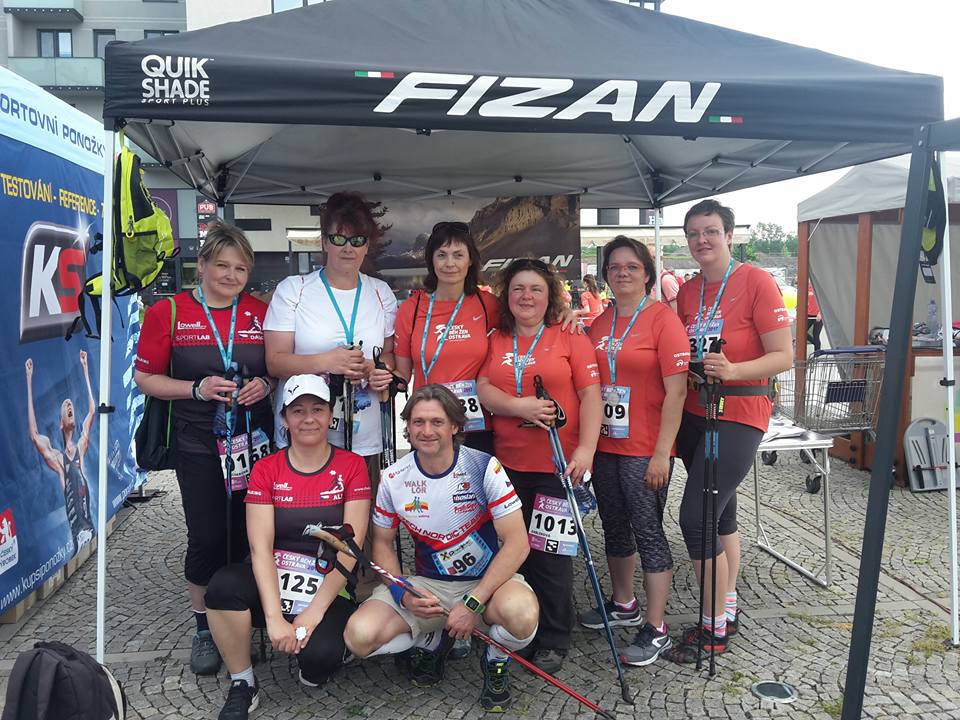 Nordic walking — skupina