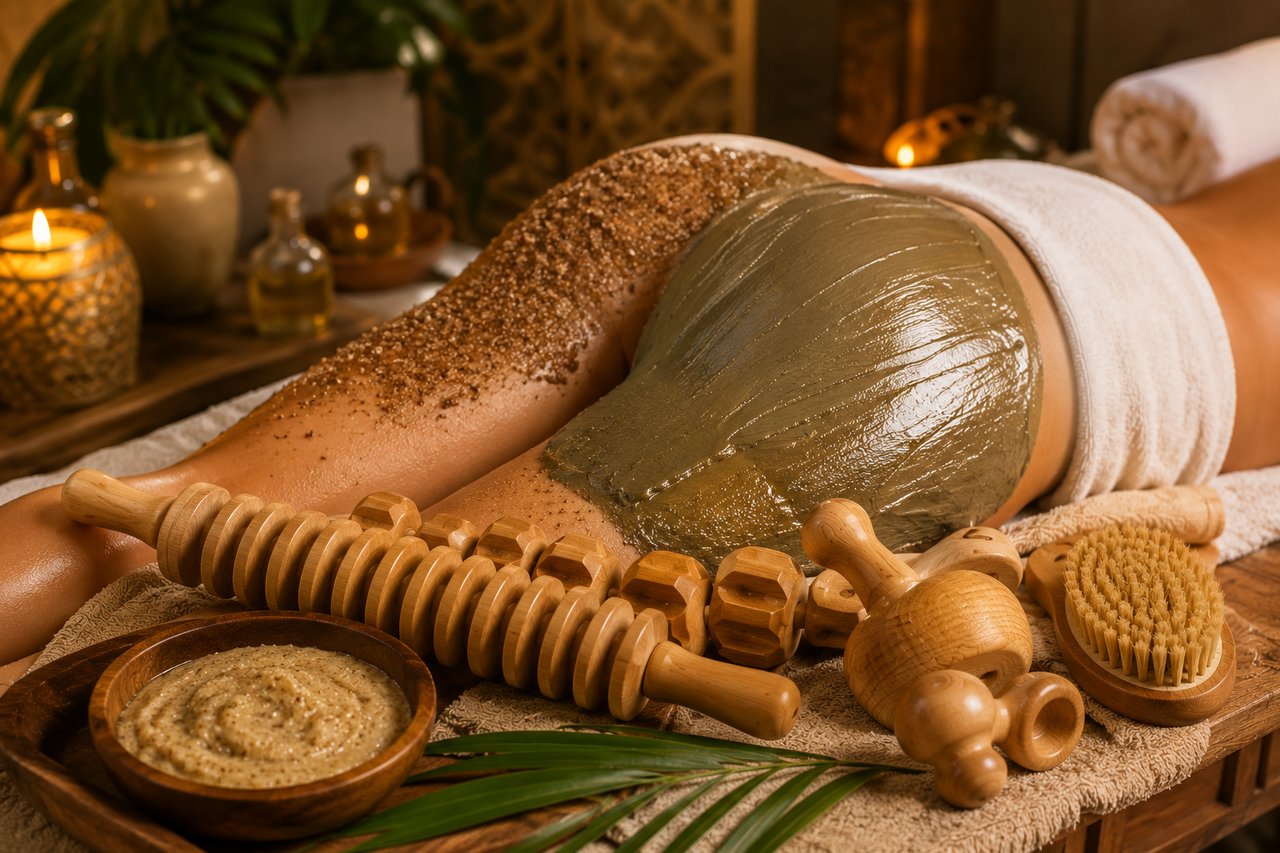 Maderoterapie DELUXE — peeling, maderoterapie a detoxikační zábal, Frýdek-Místek